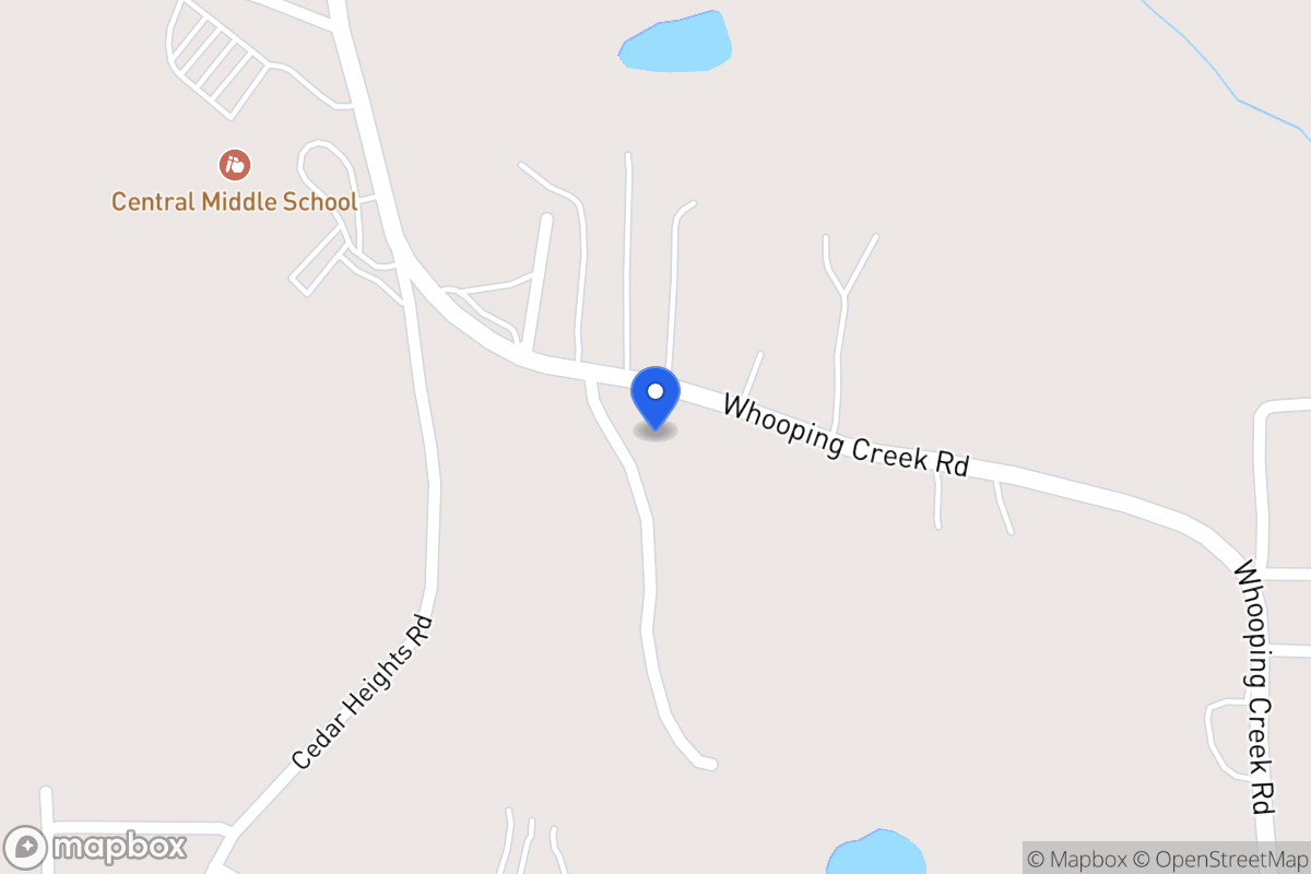 Map of 285 Whooping Creek Rd