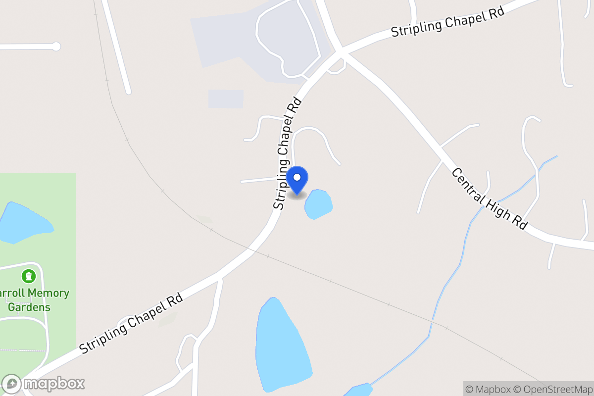 Map of 1157 Stripling Chapel Rd
