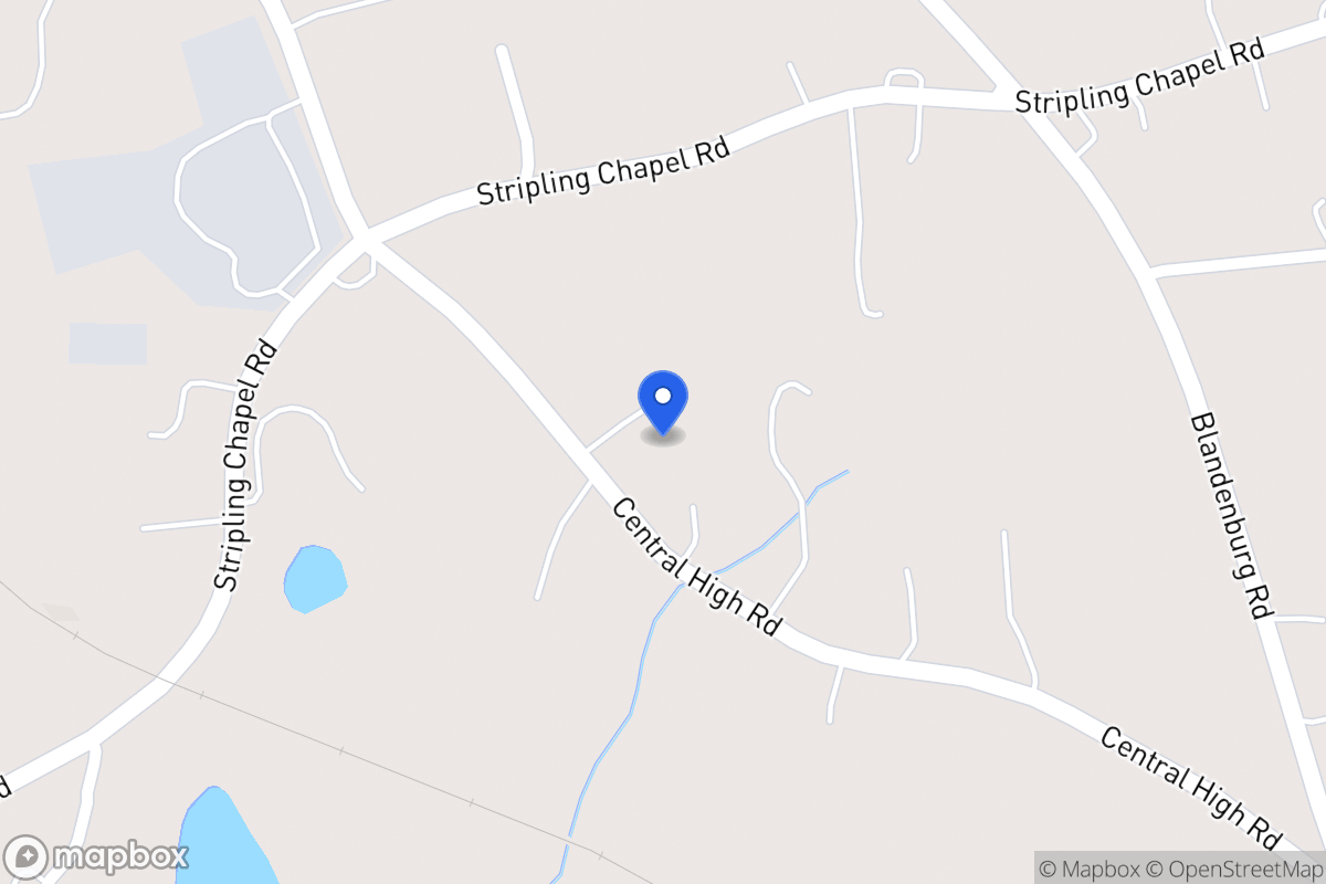 Map of 696 Central High Rd