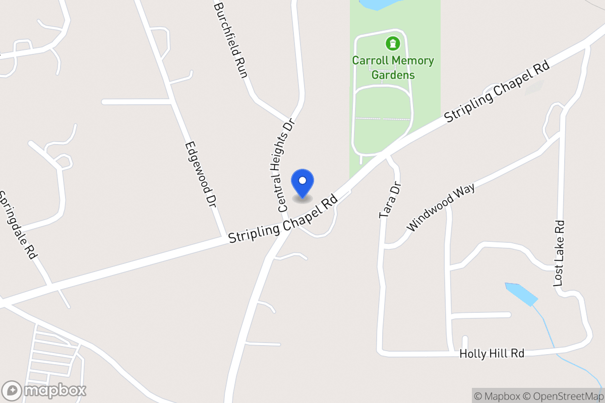 Map of 101 Central Heights Dr