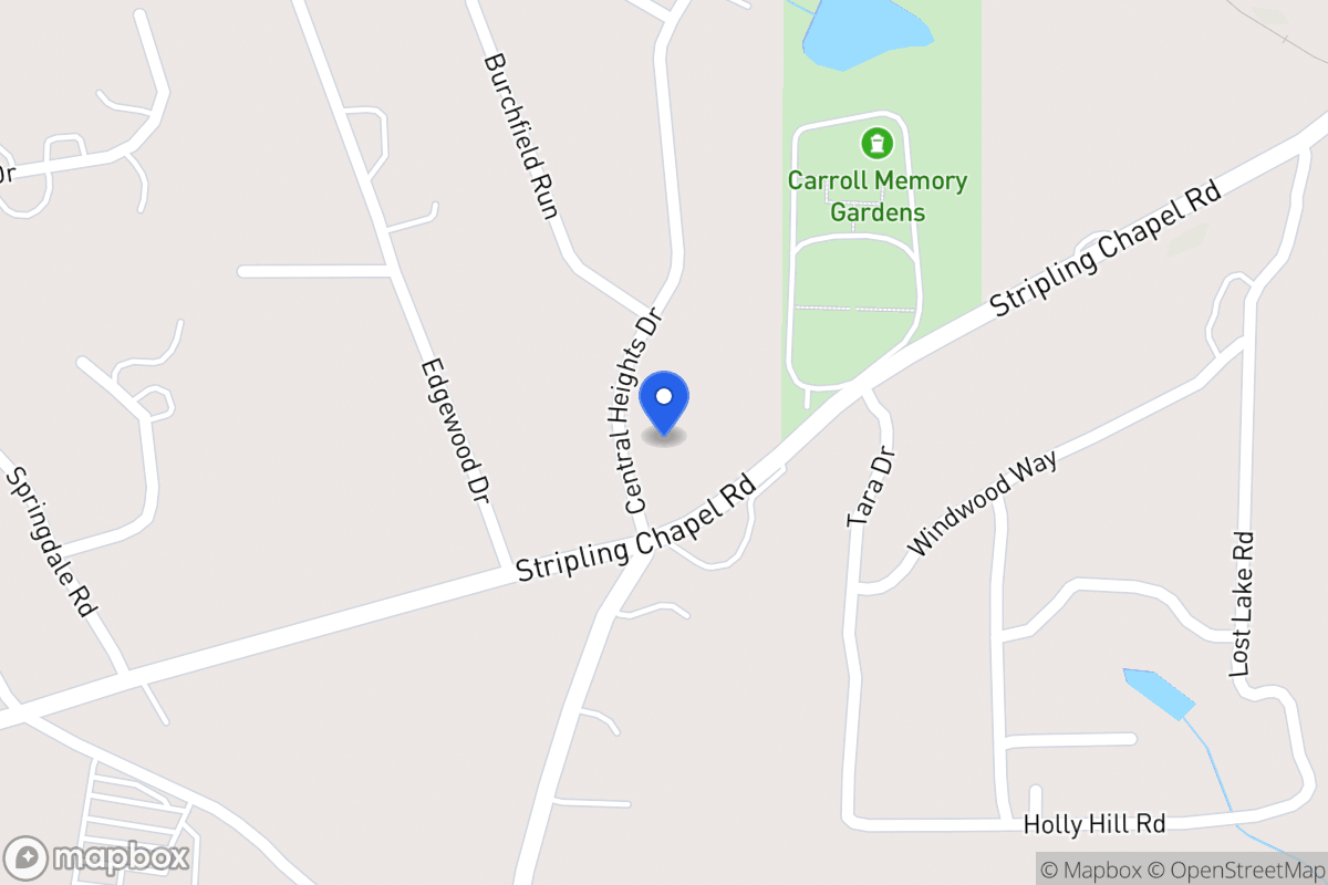 Map of 109 Central Heights Dr