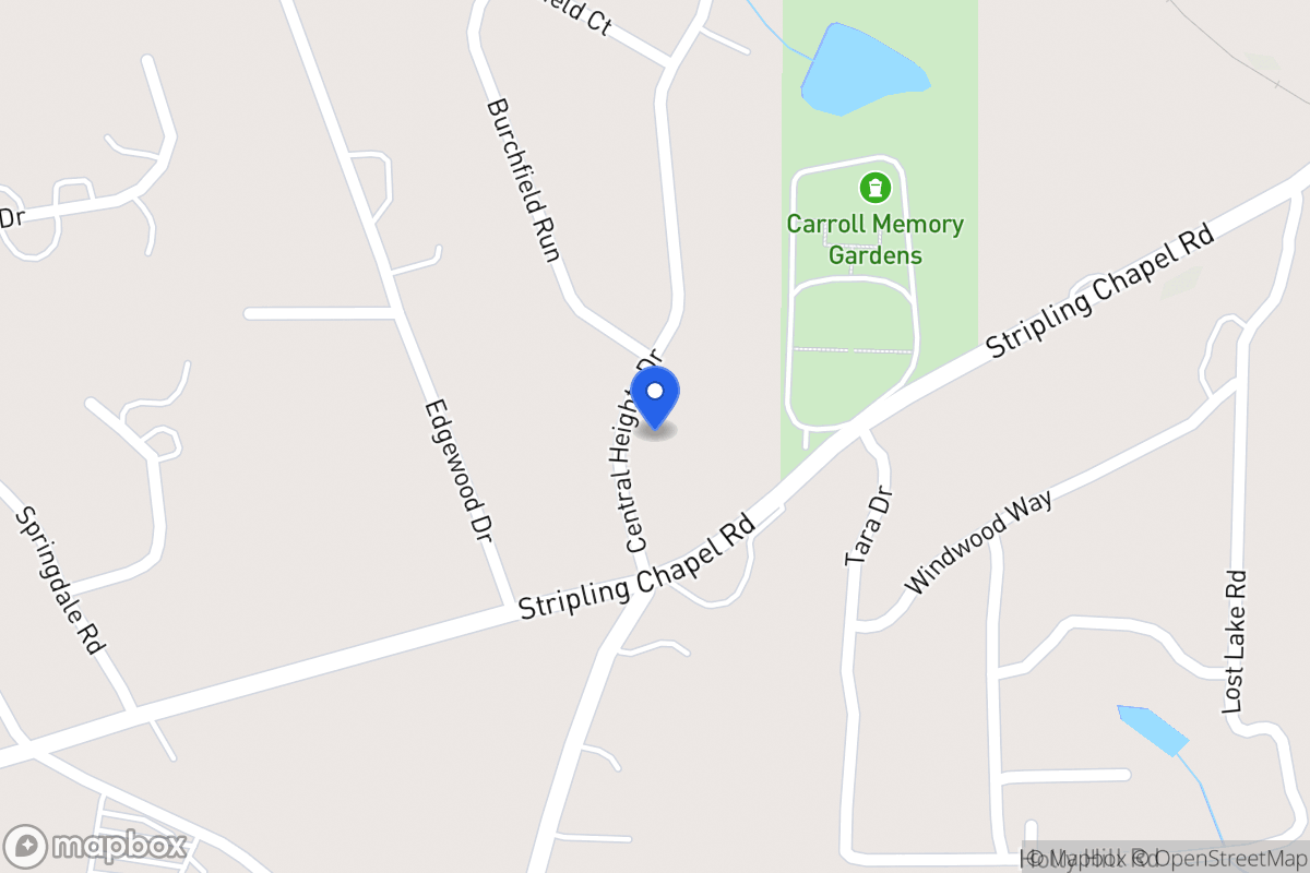 Map of 119 Central Heights Dr