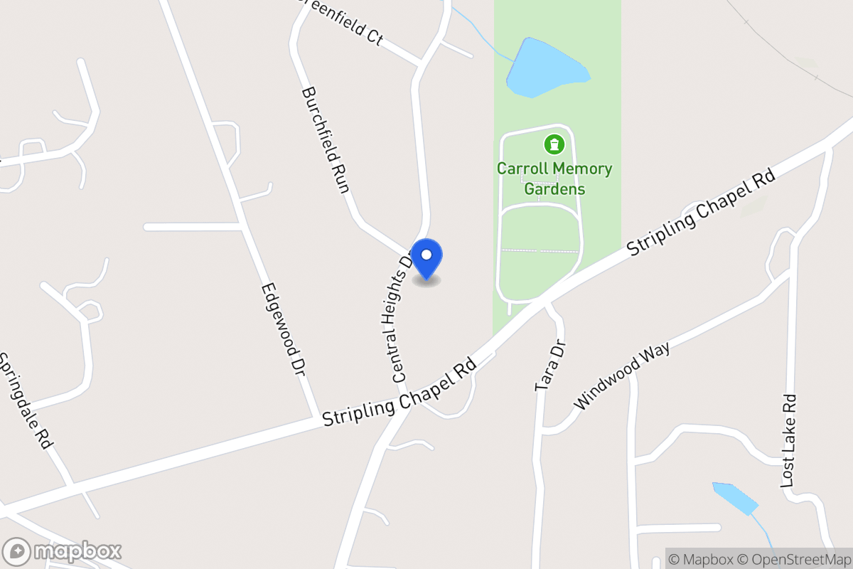 Map of 131 Central Heights Dr
