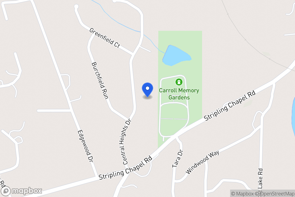 Map of 155 Central Heights Dr