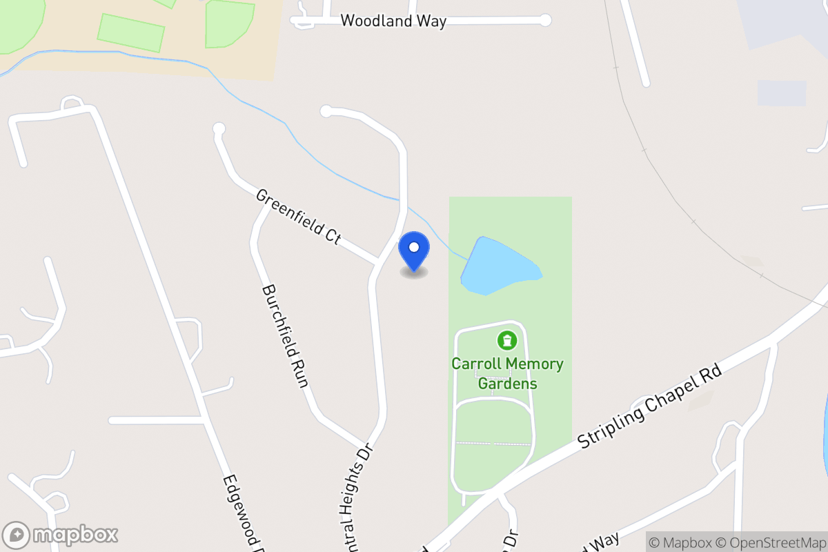 Map of 185 Central Heights Dr