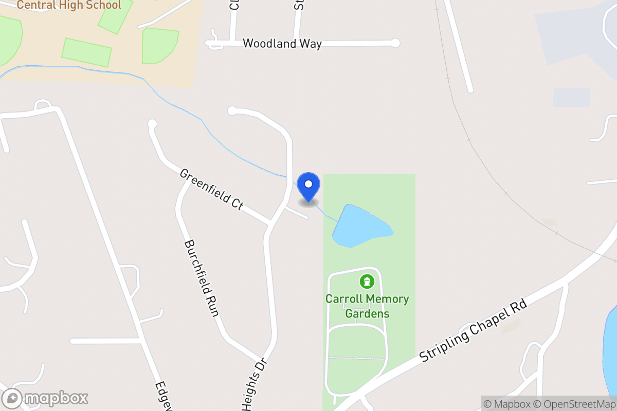 Map of 197 Central Heights Dr