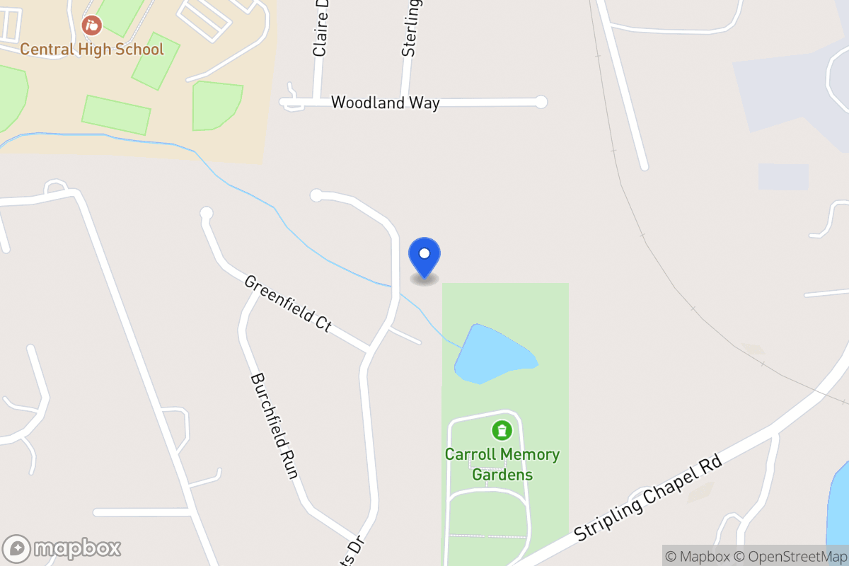 Map of 203 Central Heights Dr