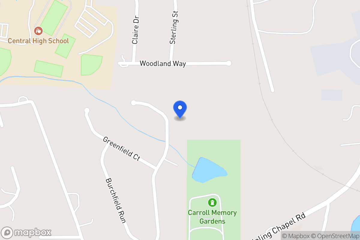 Map of 215 Central Heights Dr