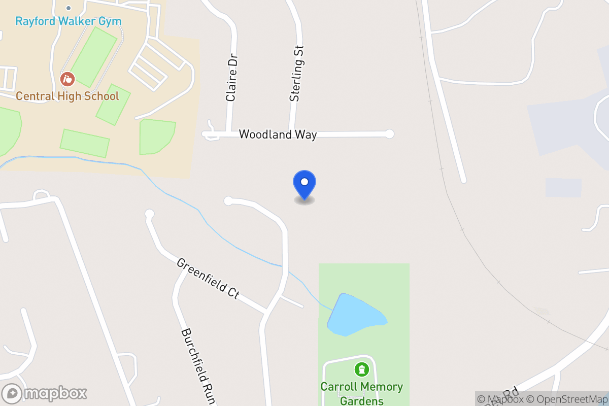 Map of 221 Central Heights Dr