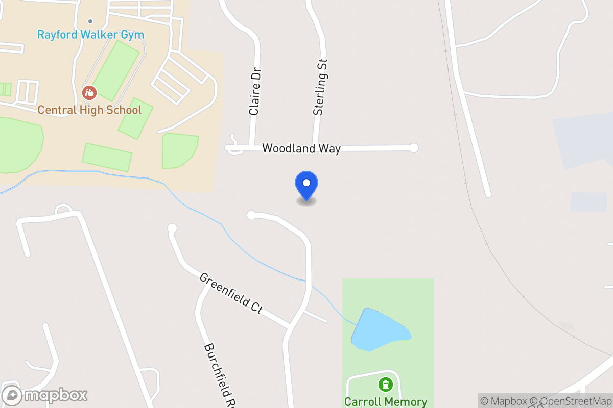 Map of 227 Central Heights Dr