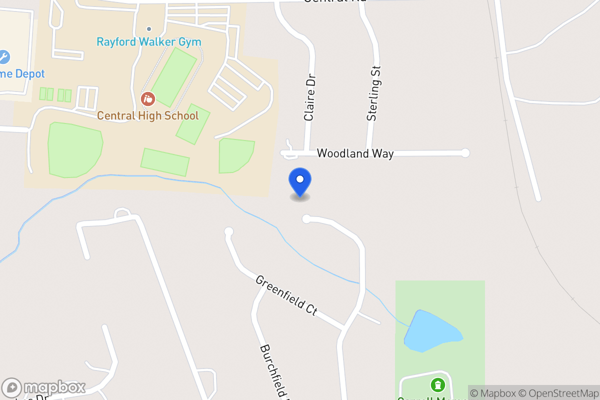 Map of 239 Central Heights Dr