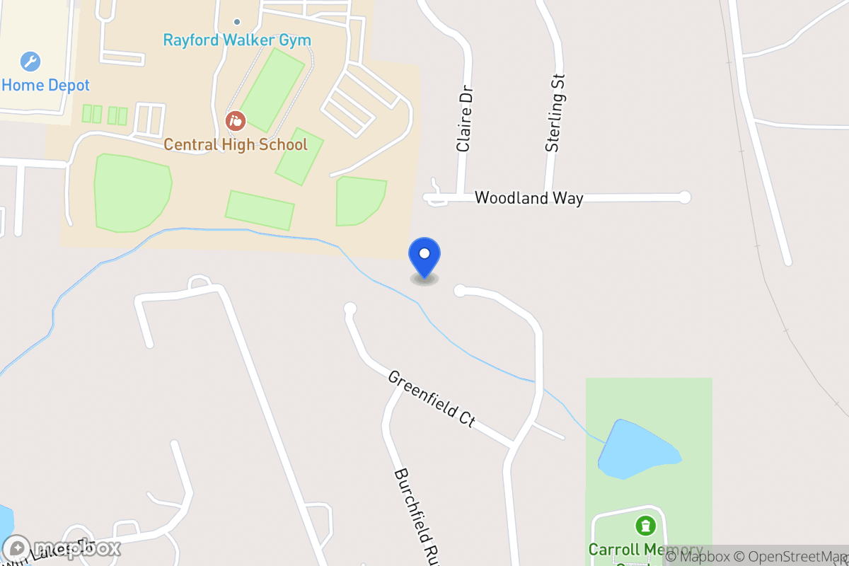 Map of 240 Central Heights Dr