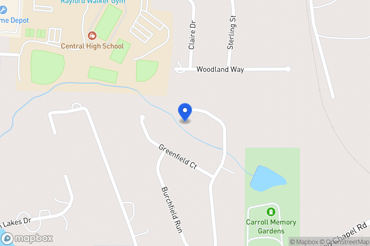 Map of 236 Central Heights Dr