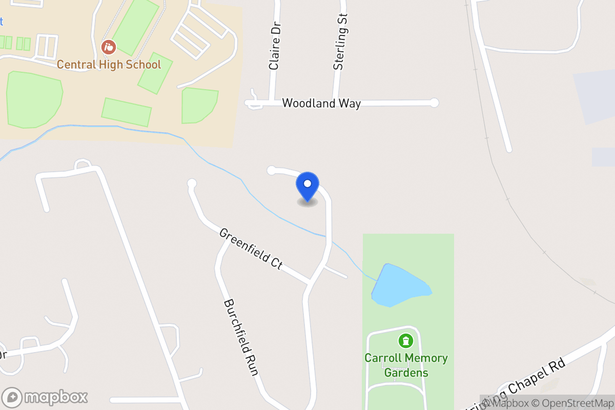 Map of 224 Central Heights Dr