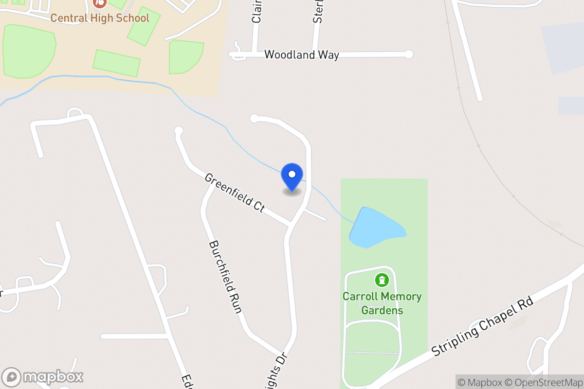 Map of 103 Greenfield Ct