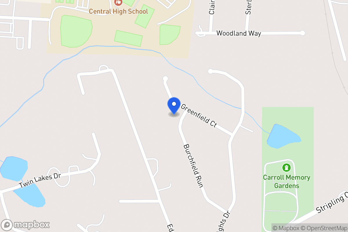 Map of 158 Burchfield Run