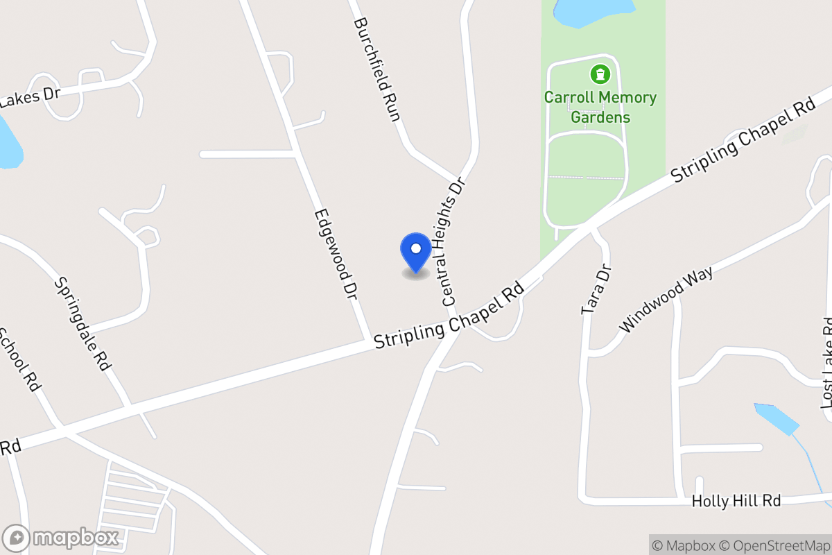 Map of 106 Central Heights Dr