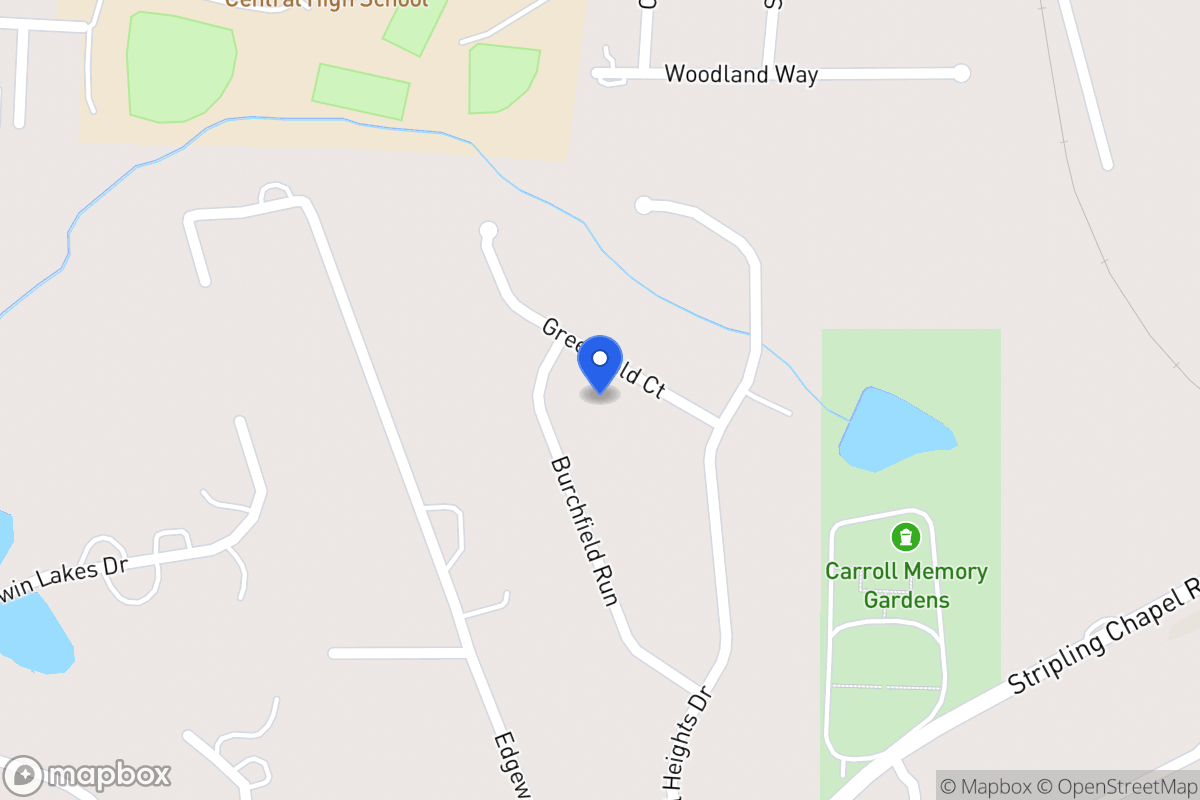 Map of 120 Greenfield Ct