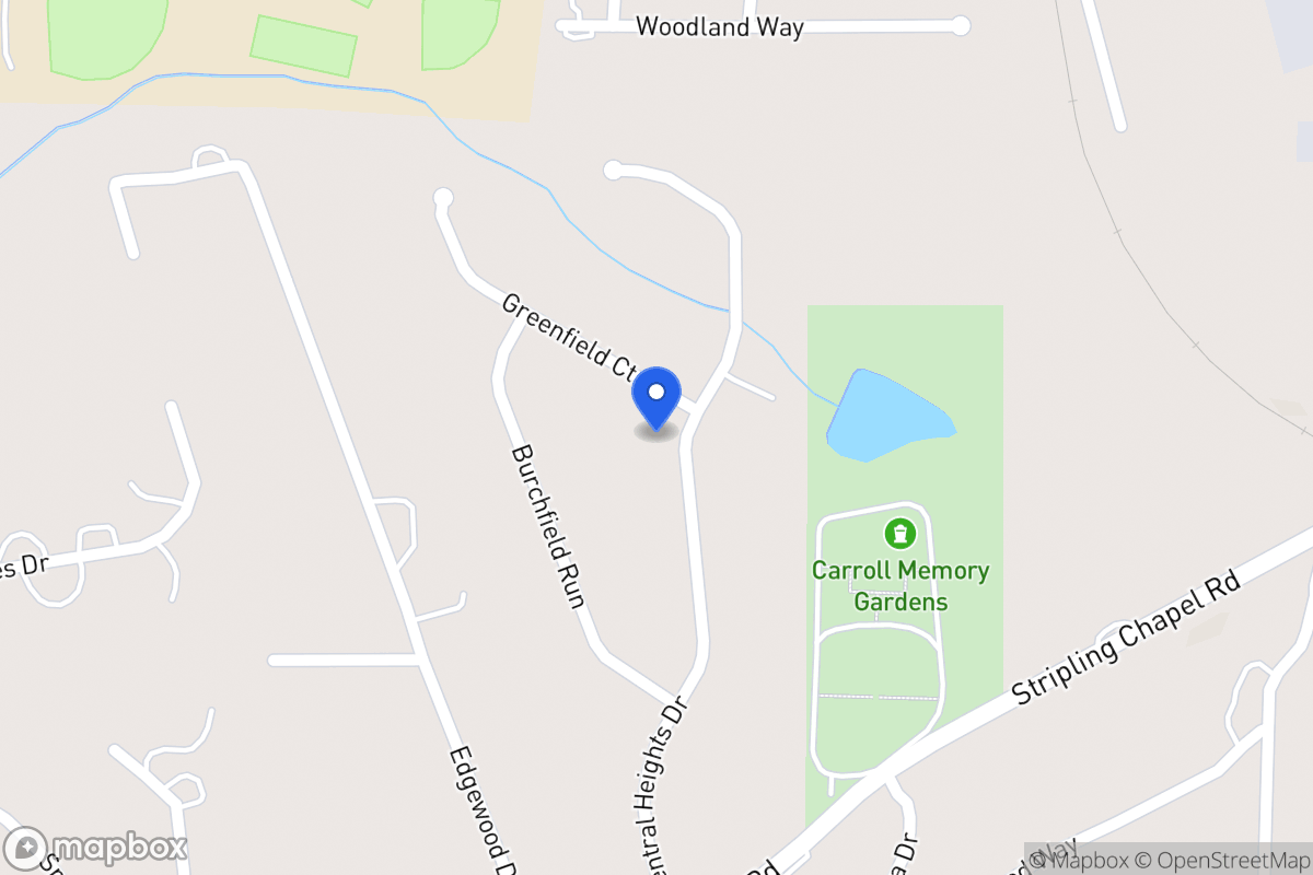 Map of 182 Central Heights Dr