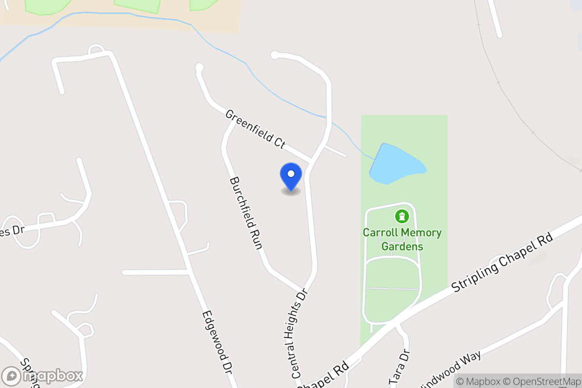 Map of 176 Central Heights Dr