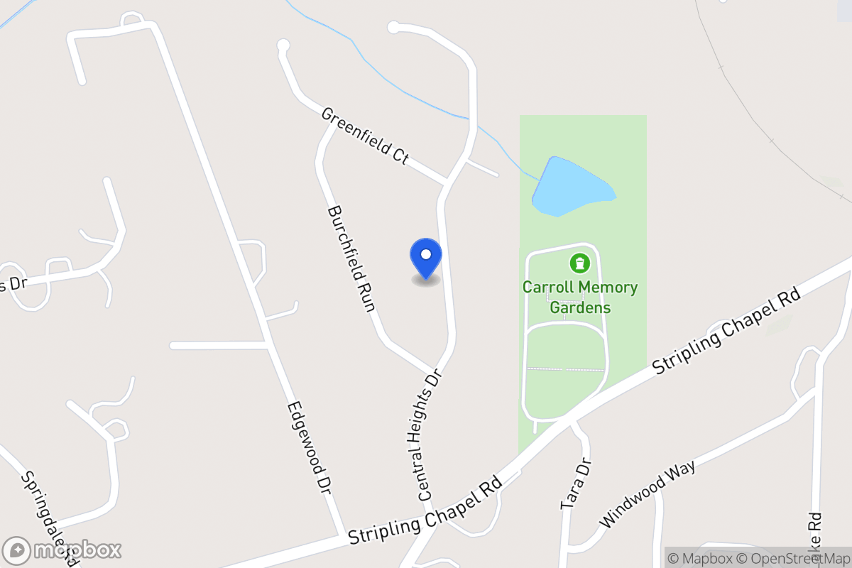 Map of 164 Central Heights Dr