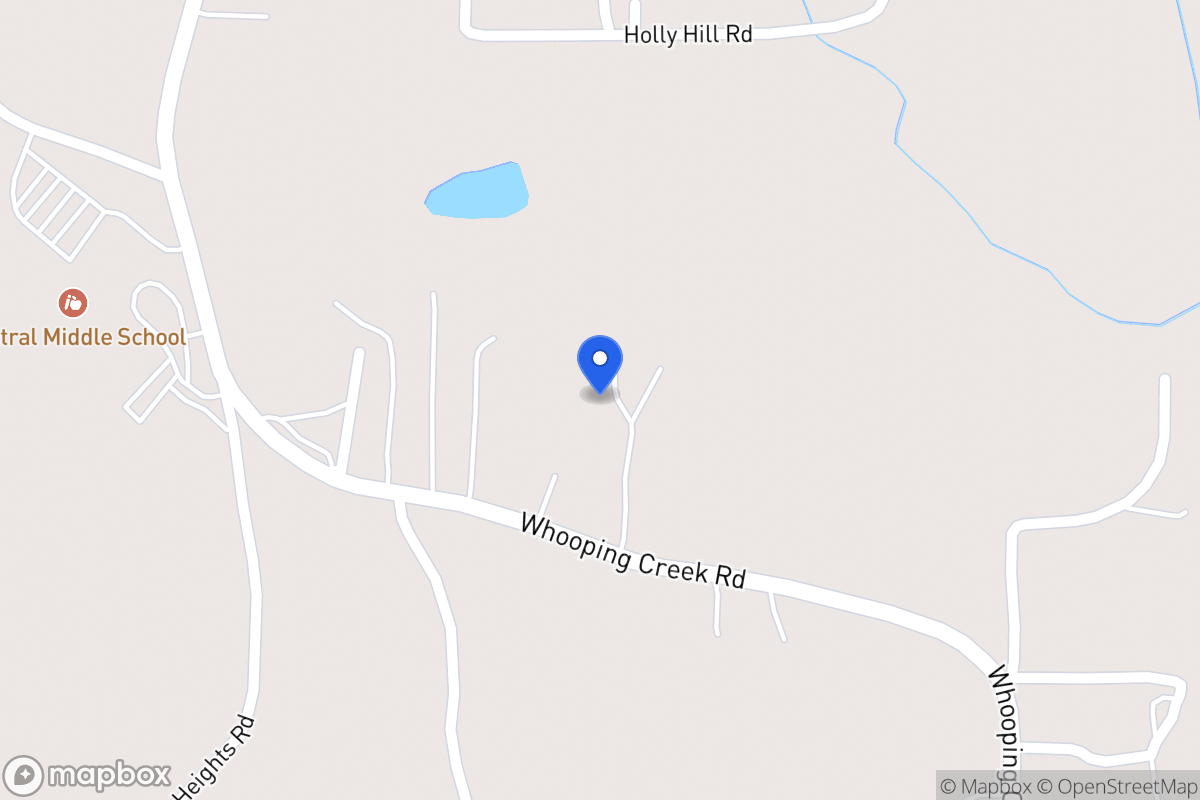 Map of 360 Whooping Creek Rd