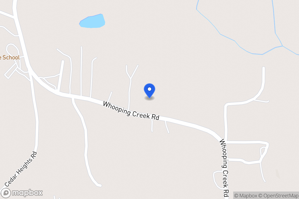 Map of 376 Whooping Creek Rd