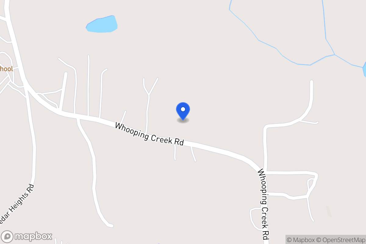 Map of 380 Whooping Creek Rd