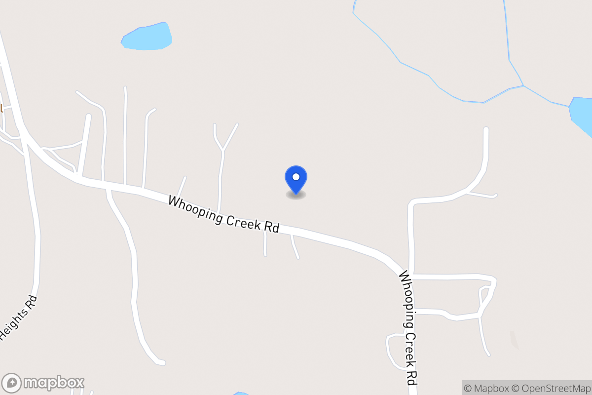 Map of 390 Whooping Creek Rd