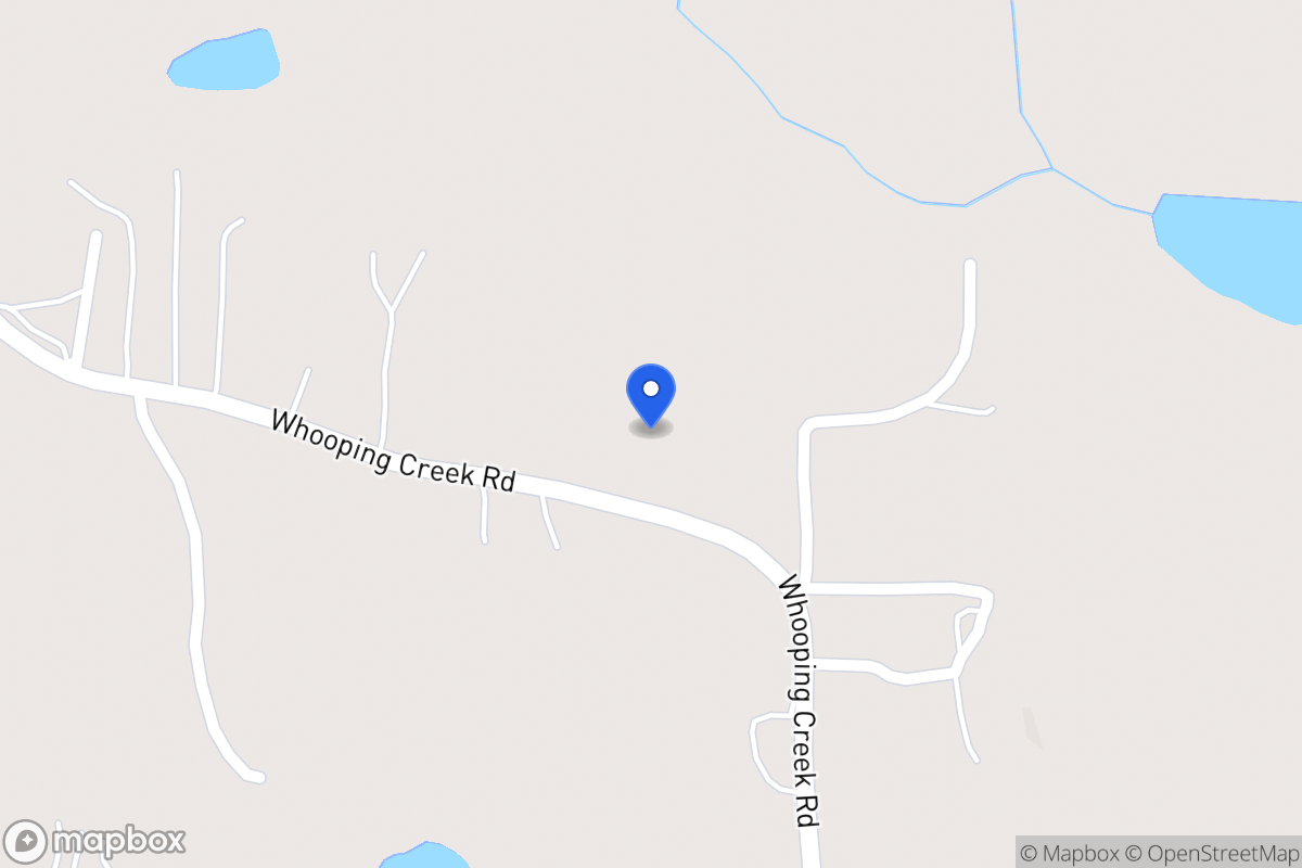 Map of 428 Whooping Creek Rd
