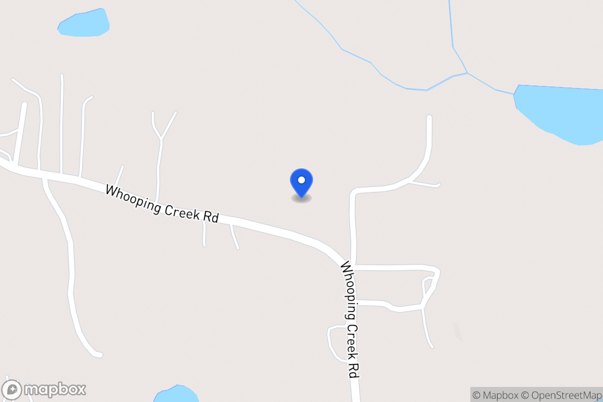 Map of 436 Whooping Creek Rd