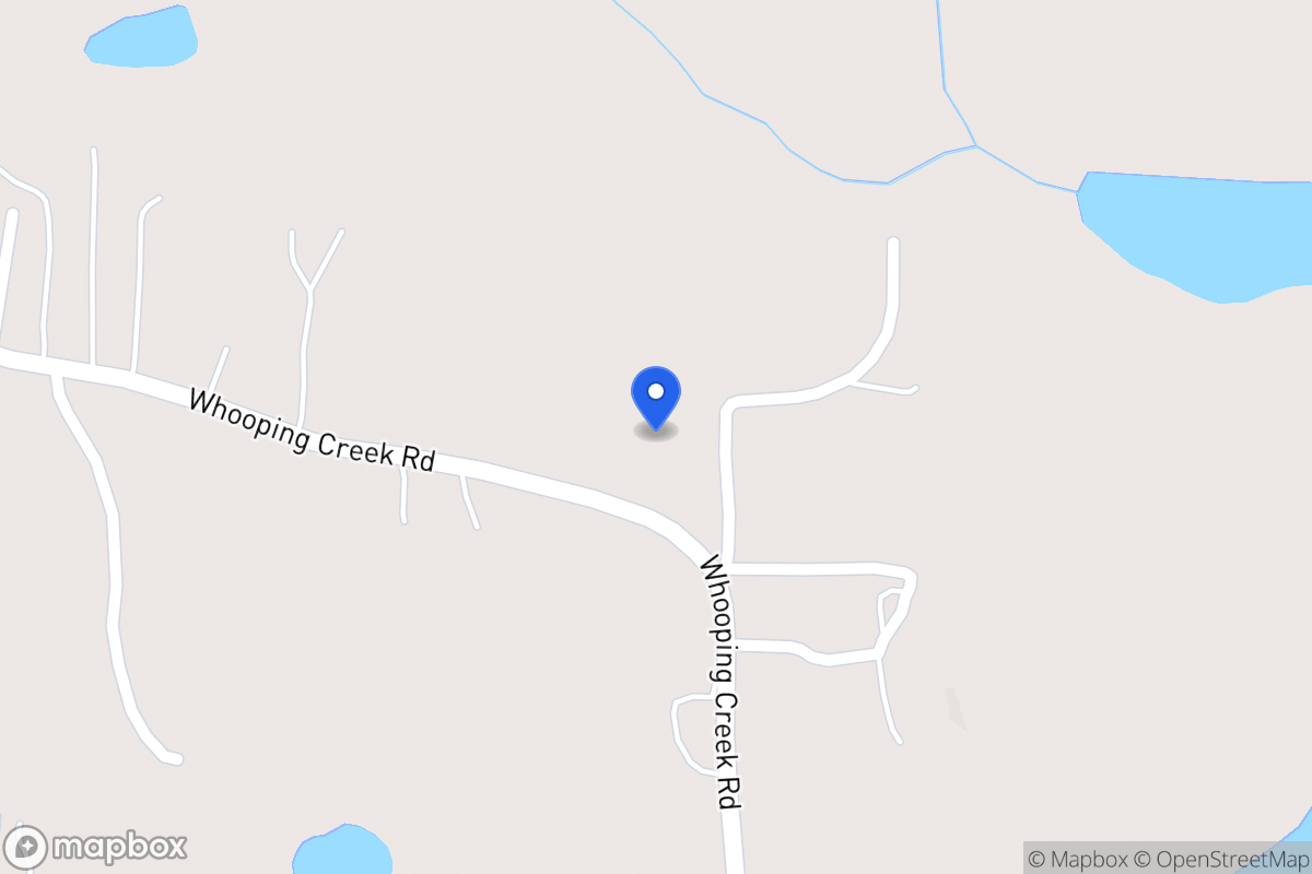 Map of 442 Whooping Creek Rd