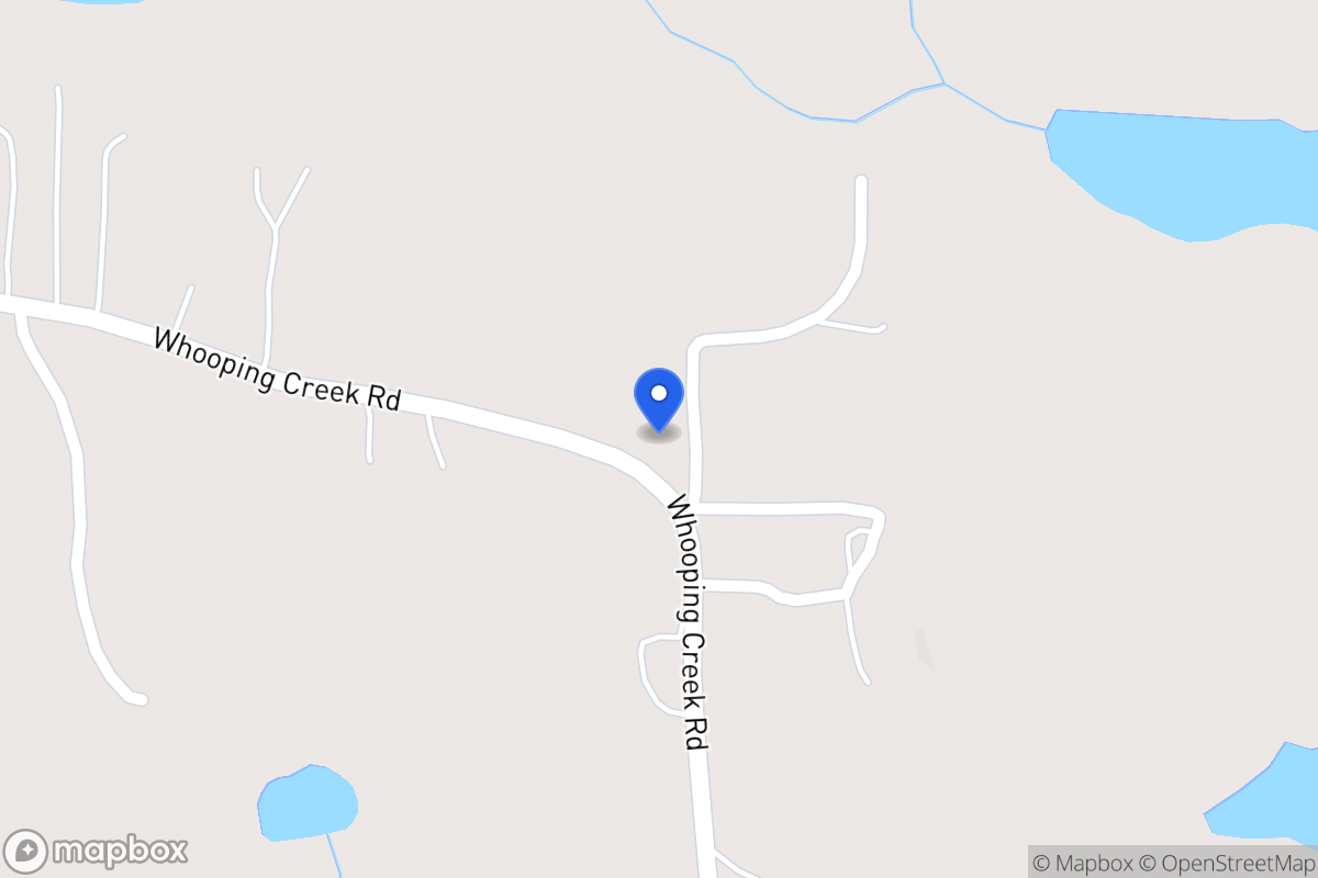 Map of 454 Whooping Creek Rd