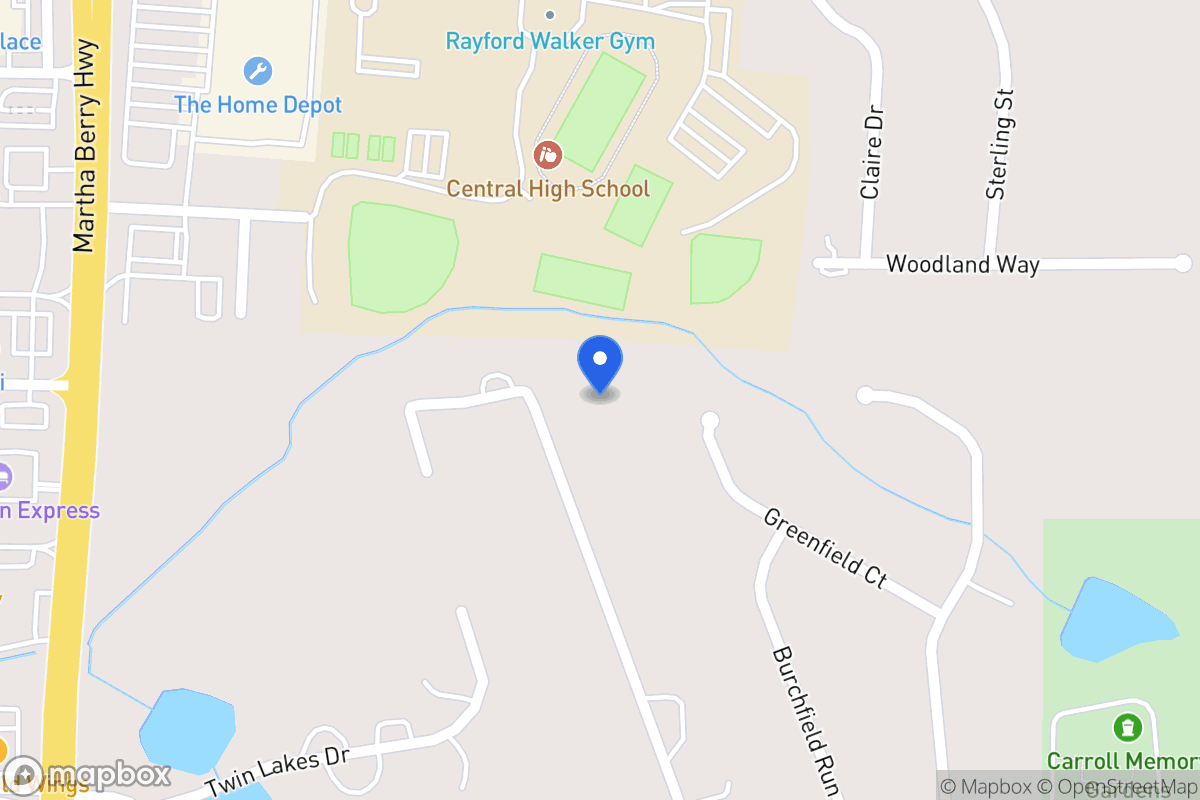 Map of Edgewood Dr