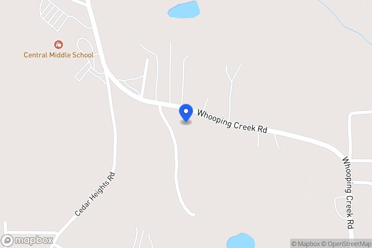 Map of 291 Whooping Creek Rd