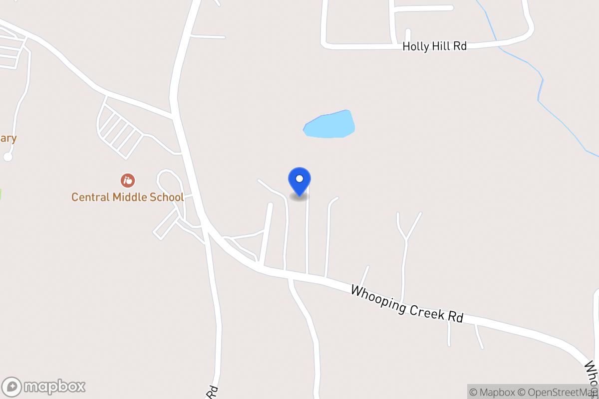 Map of 268 Whooping Creek Rd