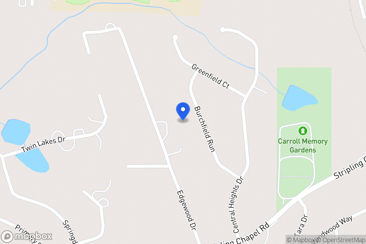 Map of Burchfield Run