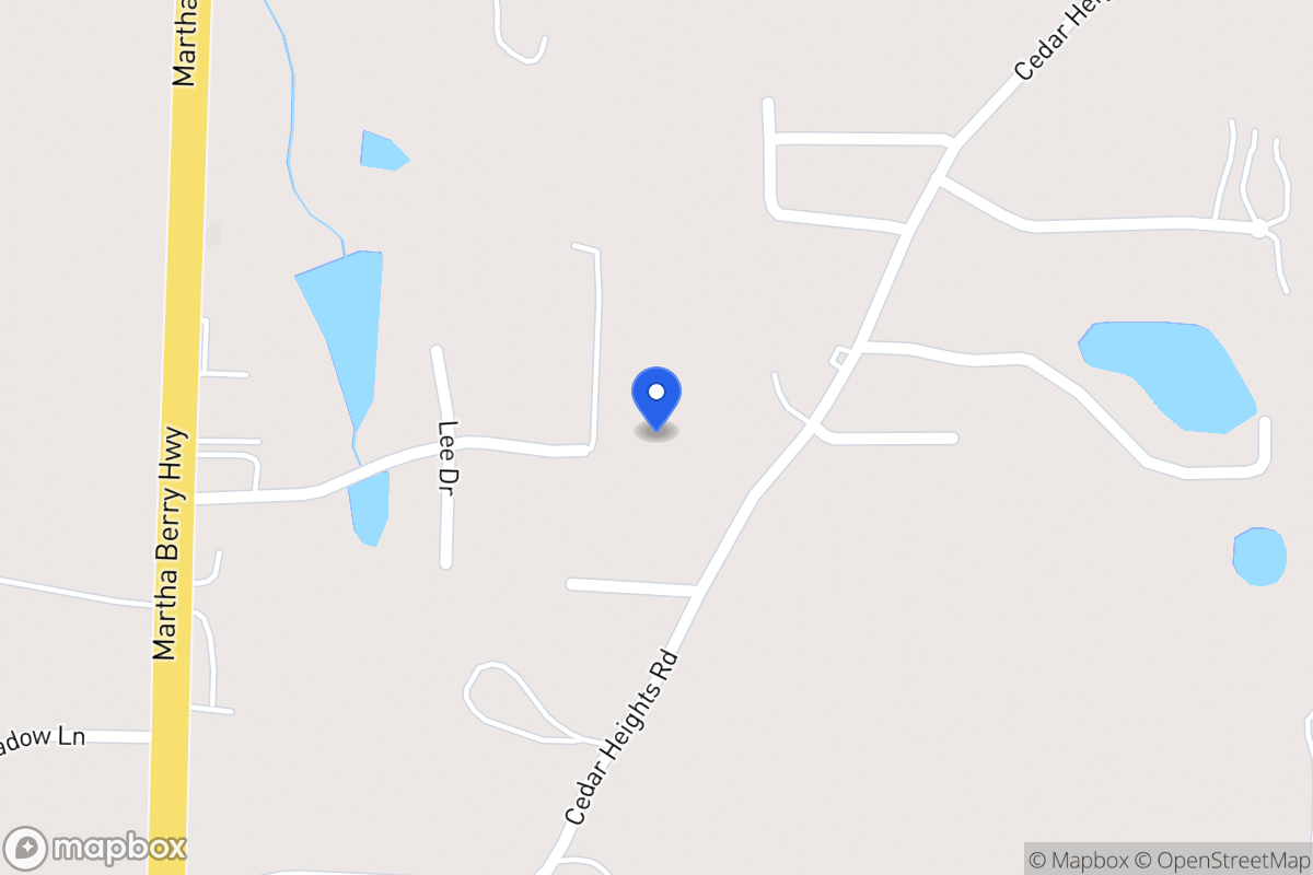 Map of 333 313 Cedar Heights Rd