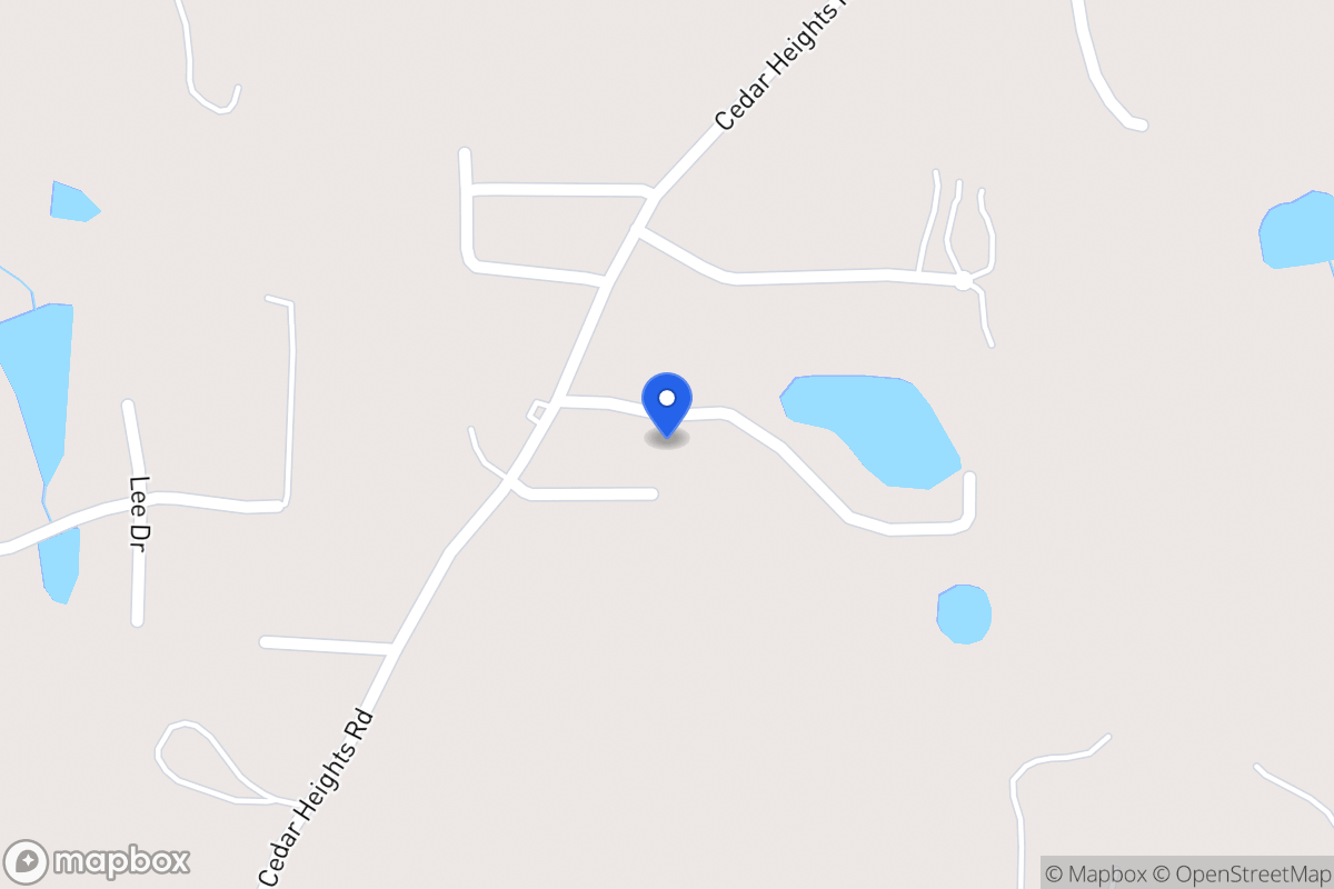 Map of 250 Cedar Heights Rd