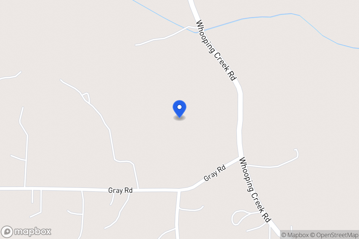 Map of 821 Whooping Creek Rd