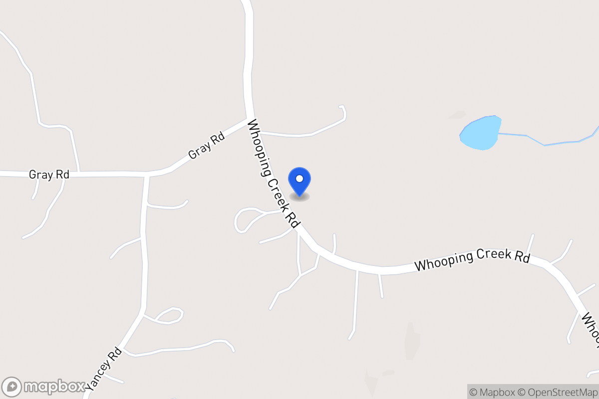 Map of 886 Whooping Creek Rd