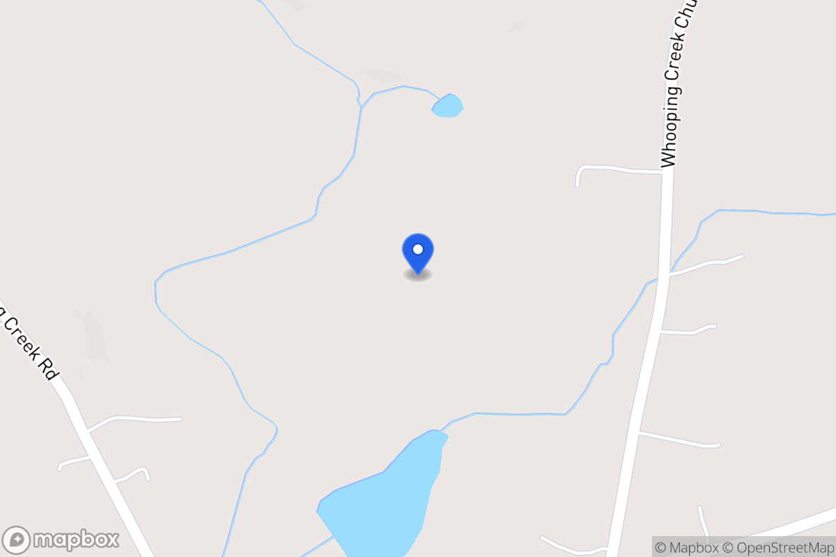 Map of 1001 Whooping Creek Church Rd