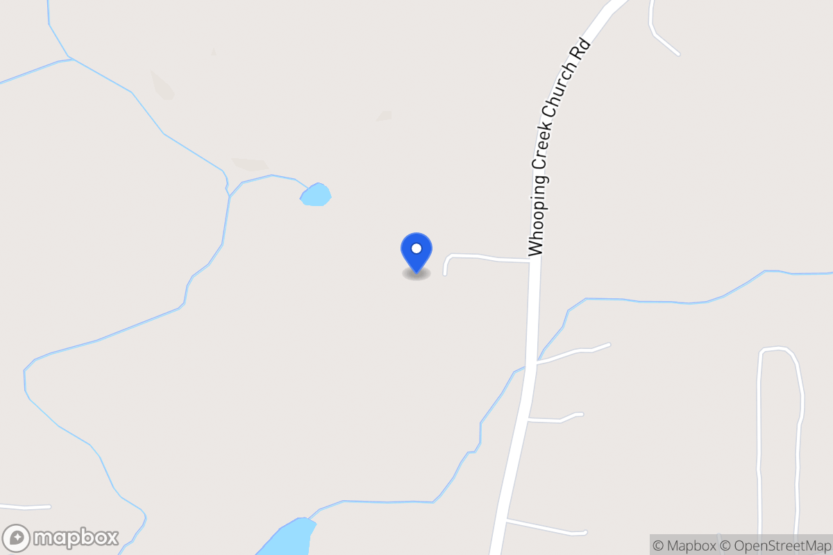 Map of 901 Whooping Creek Church Rd