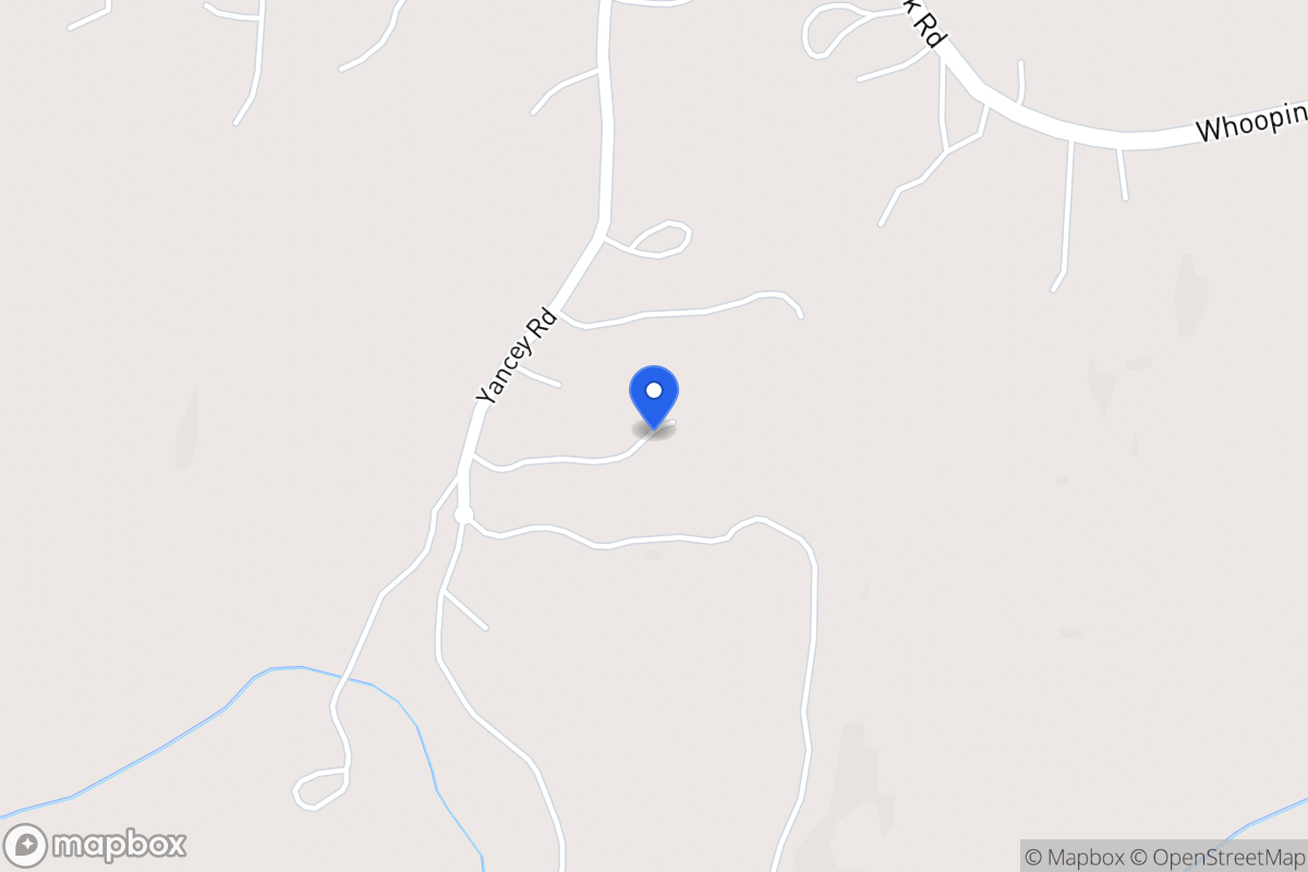 Map of 166 Yancey Rd