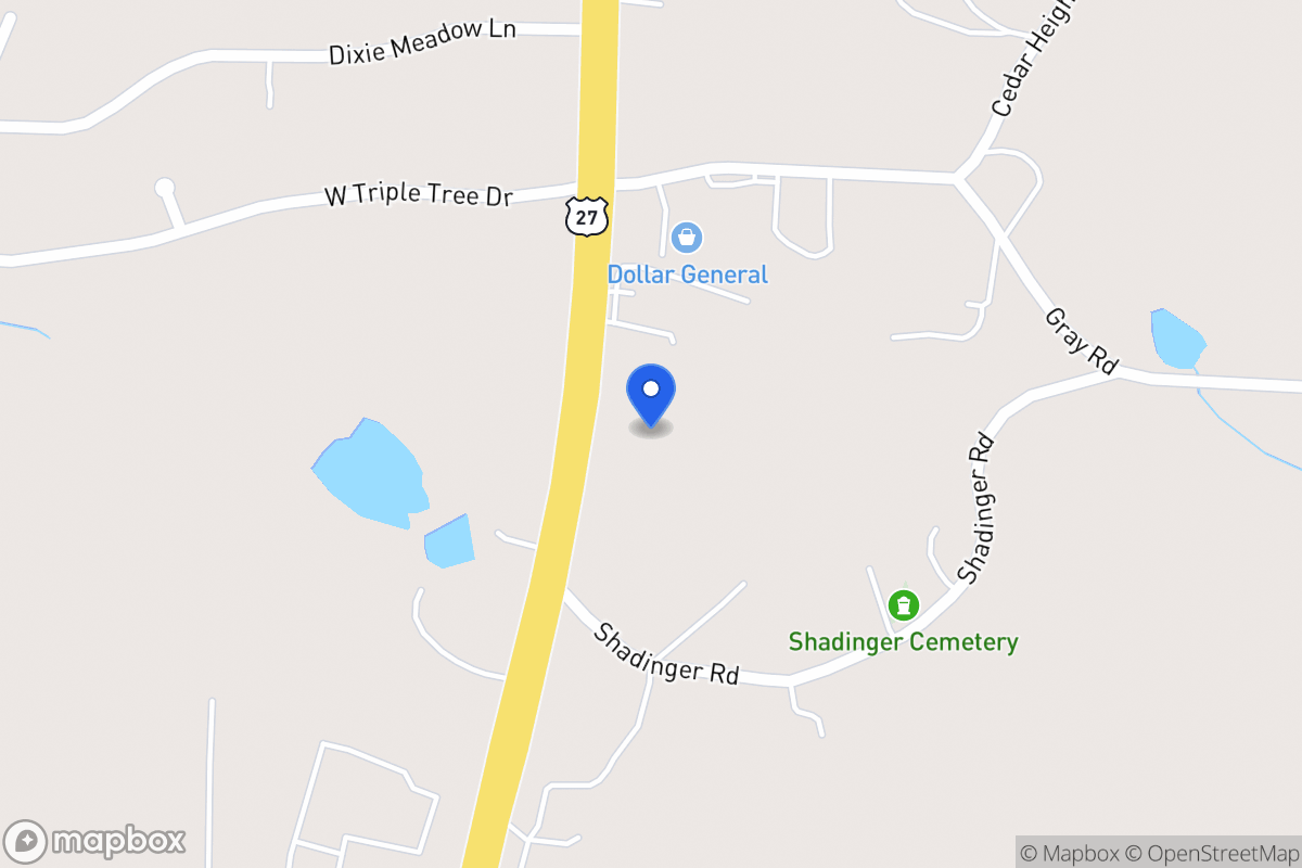 Map of 2408 S 27 Hwy