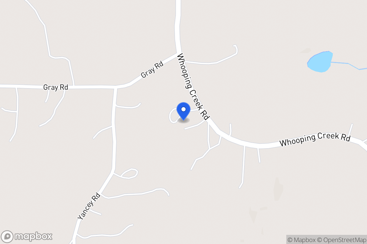 Map of 897 Whooping Creek Rd
