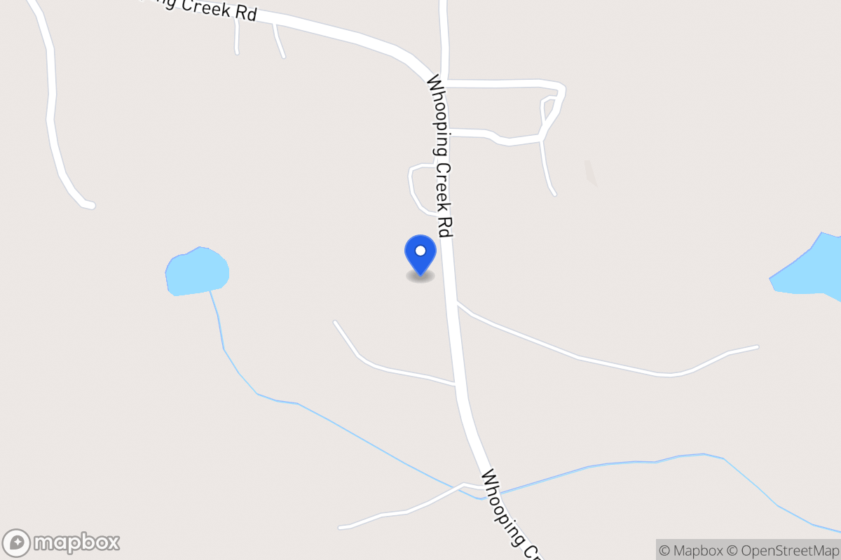 Map of 587 Whooping Creek Rd
