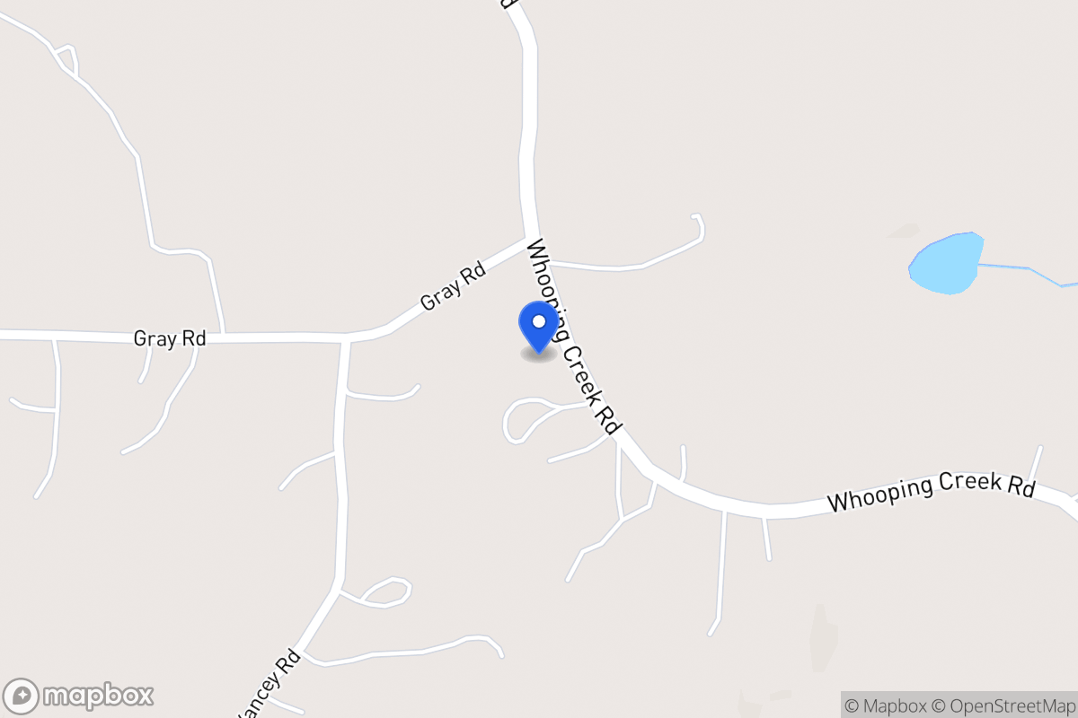 Map of 875 Whooping Creek Rd