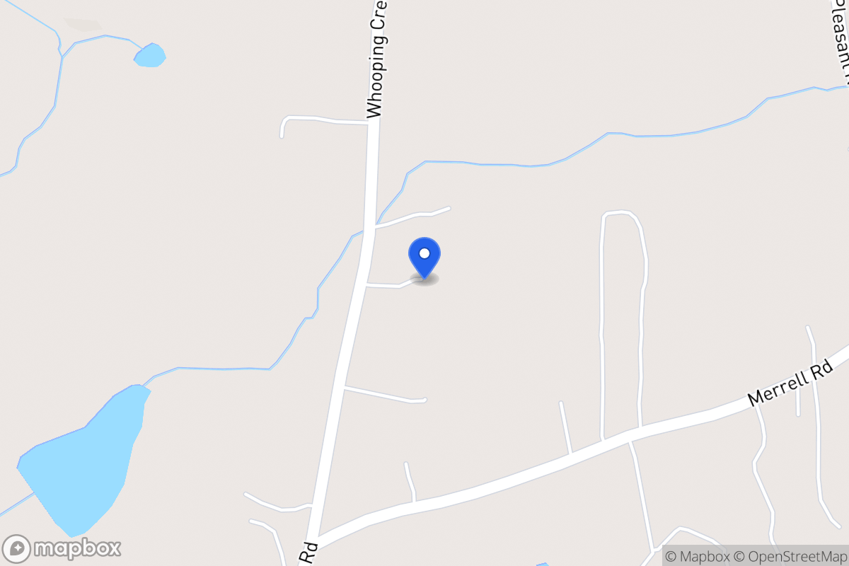 Map of 934 Whooping Creek Church Rd