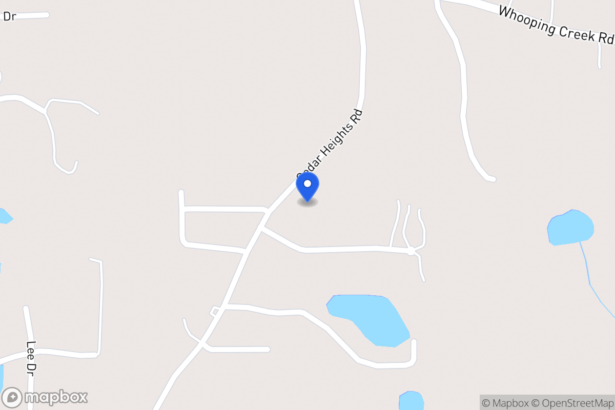 Map of 176 Cedar Heights Rd